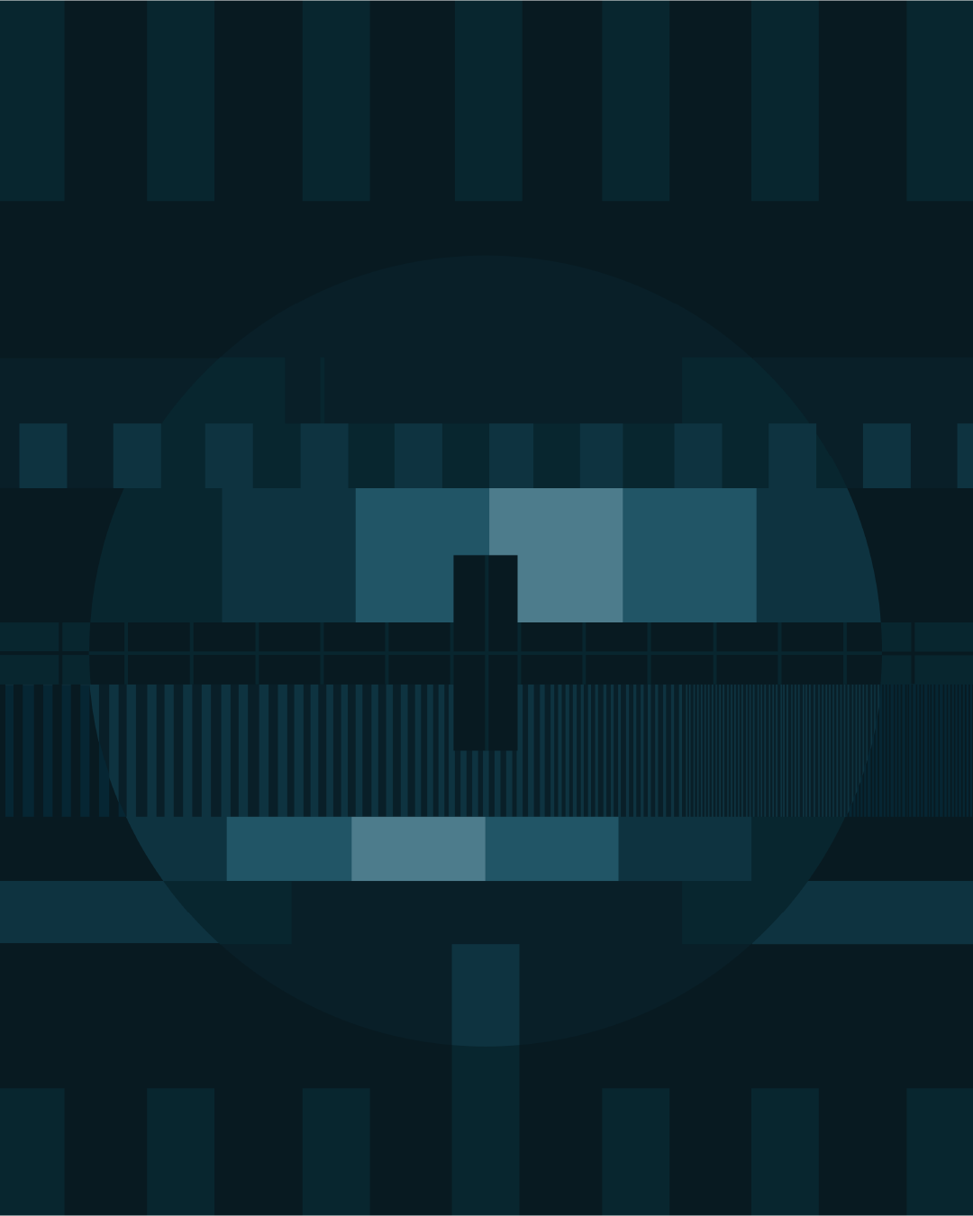 Testbeeld donkerblauw I