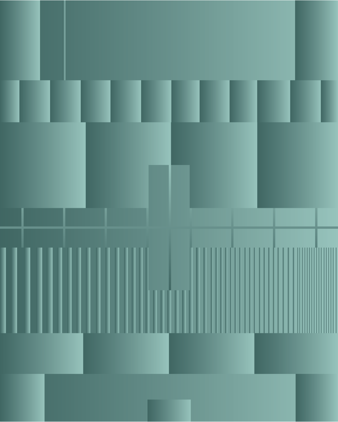 Testbeeld lichtblauw II