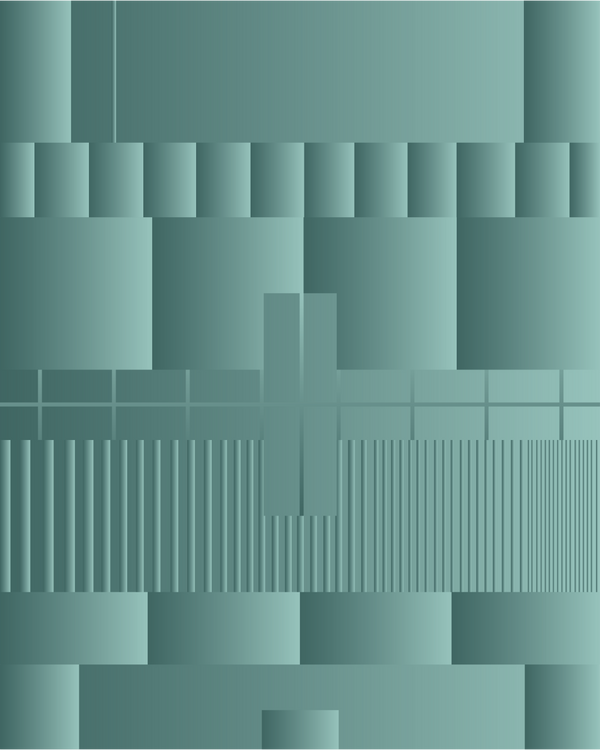 Testbeeld lichtblauw II