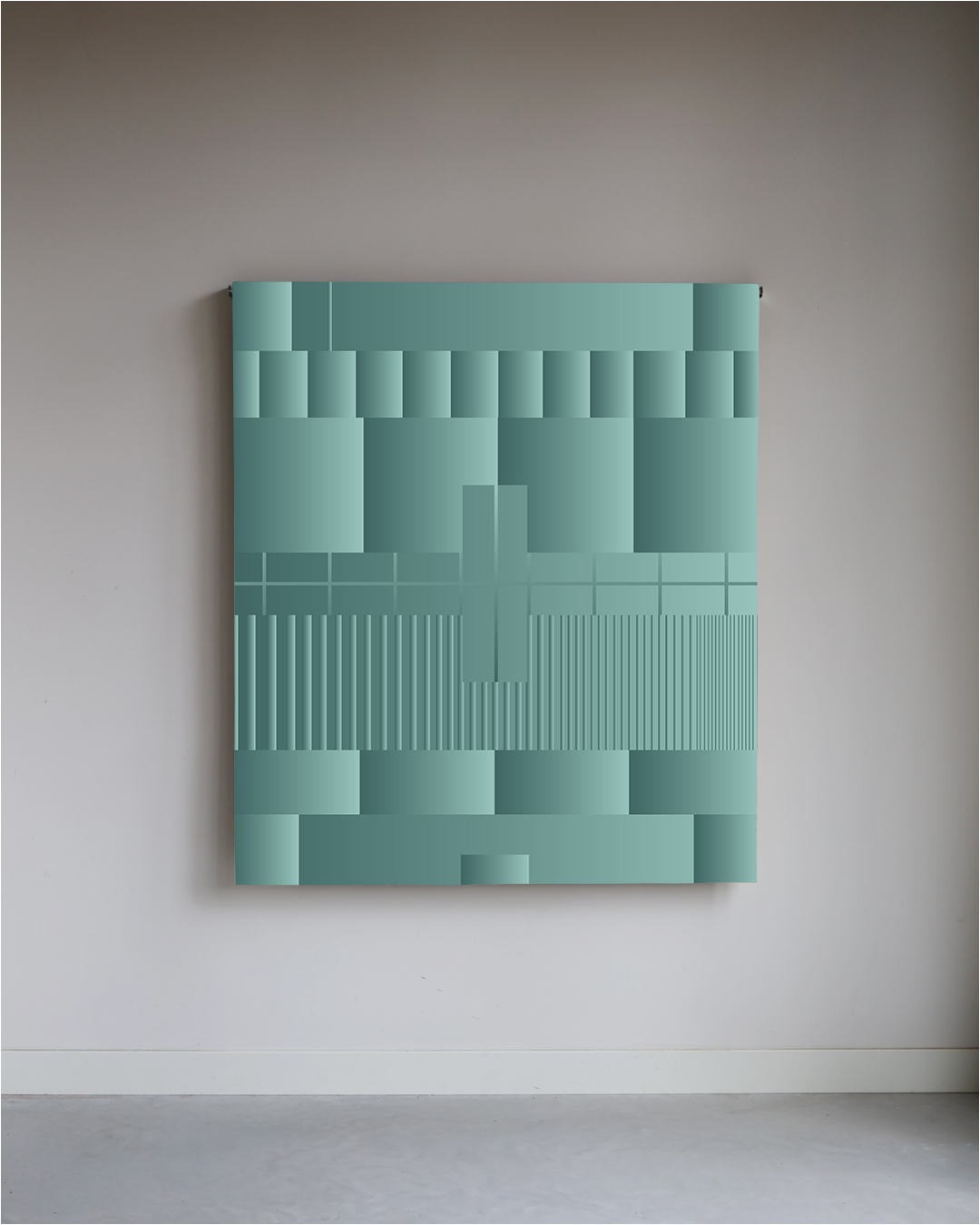 Testbeeld lichtblauw II