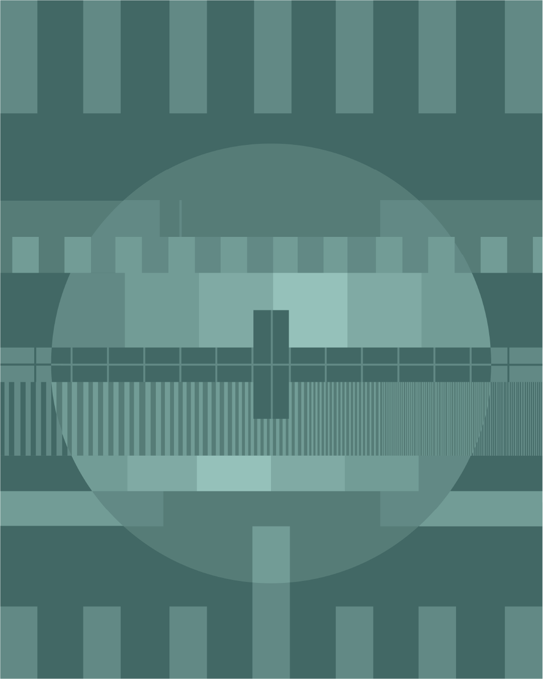 Testbeeld lichtblauw I