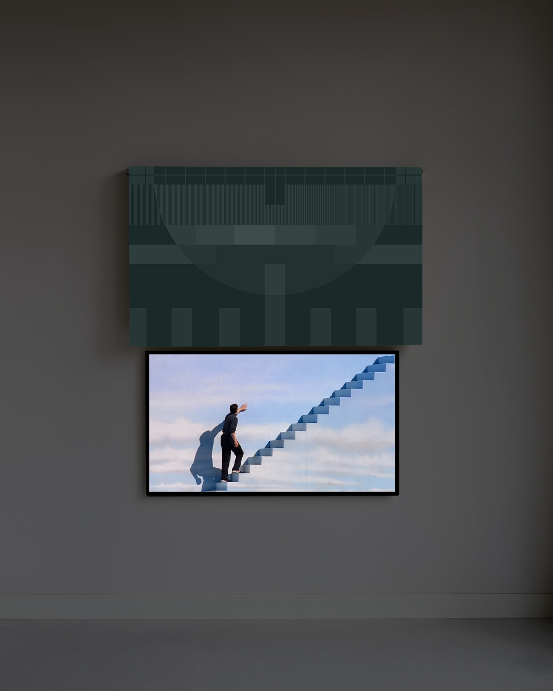 Testbeeld lichtblauw I