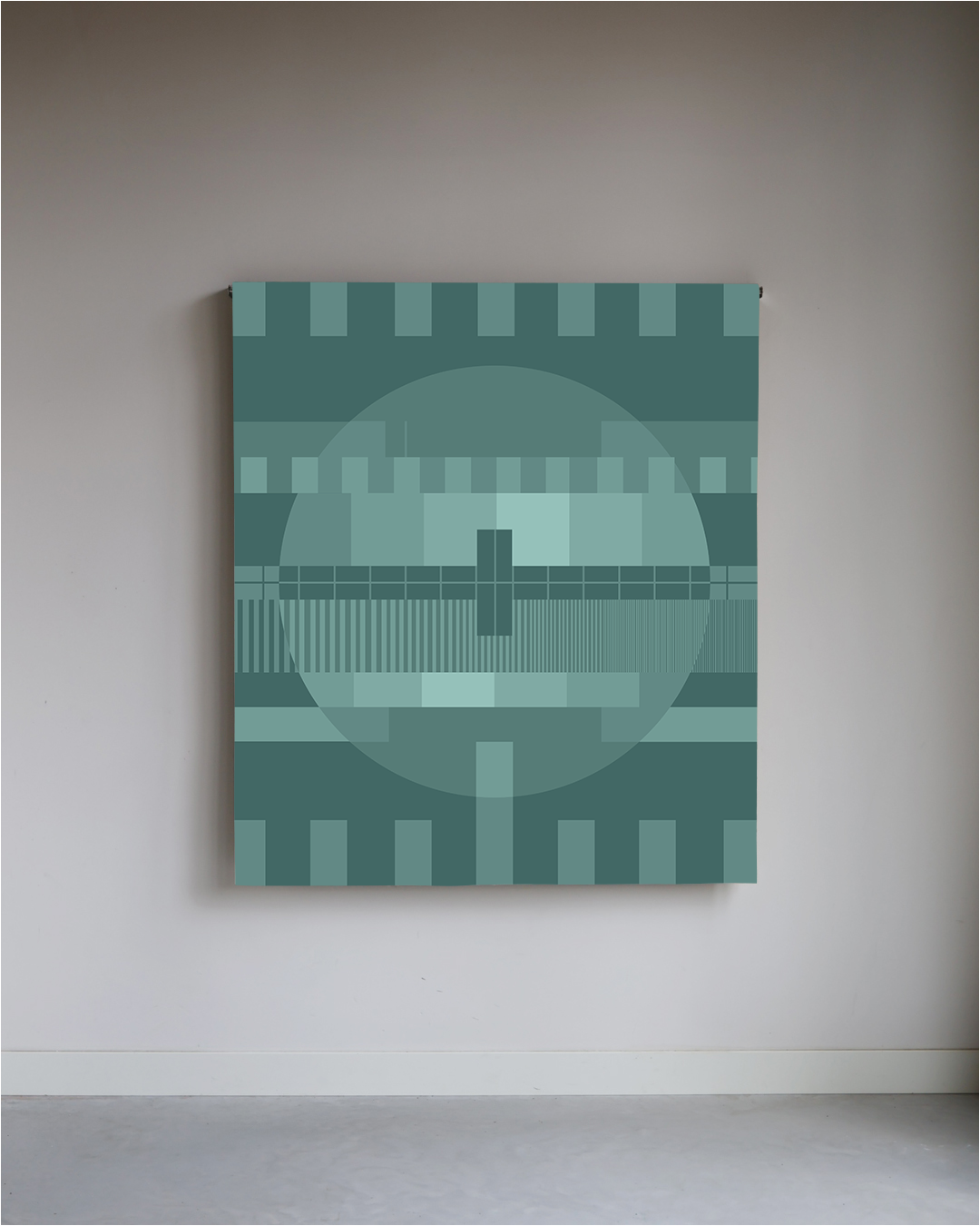 Testbeeld lichtblauw I