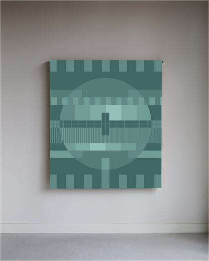 Testbeeld lichtblauw I