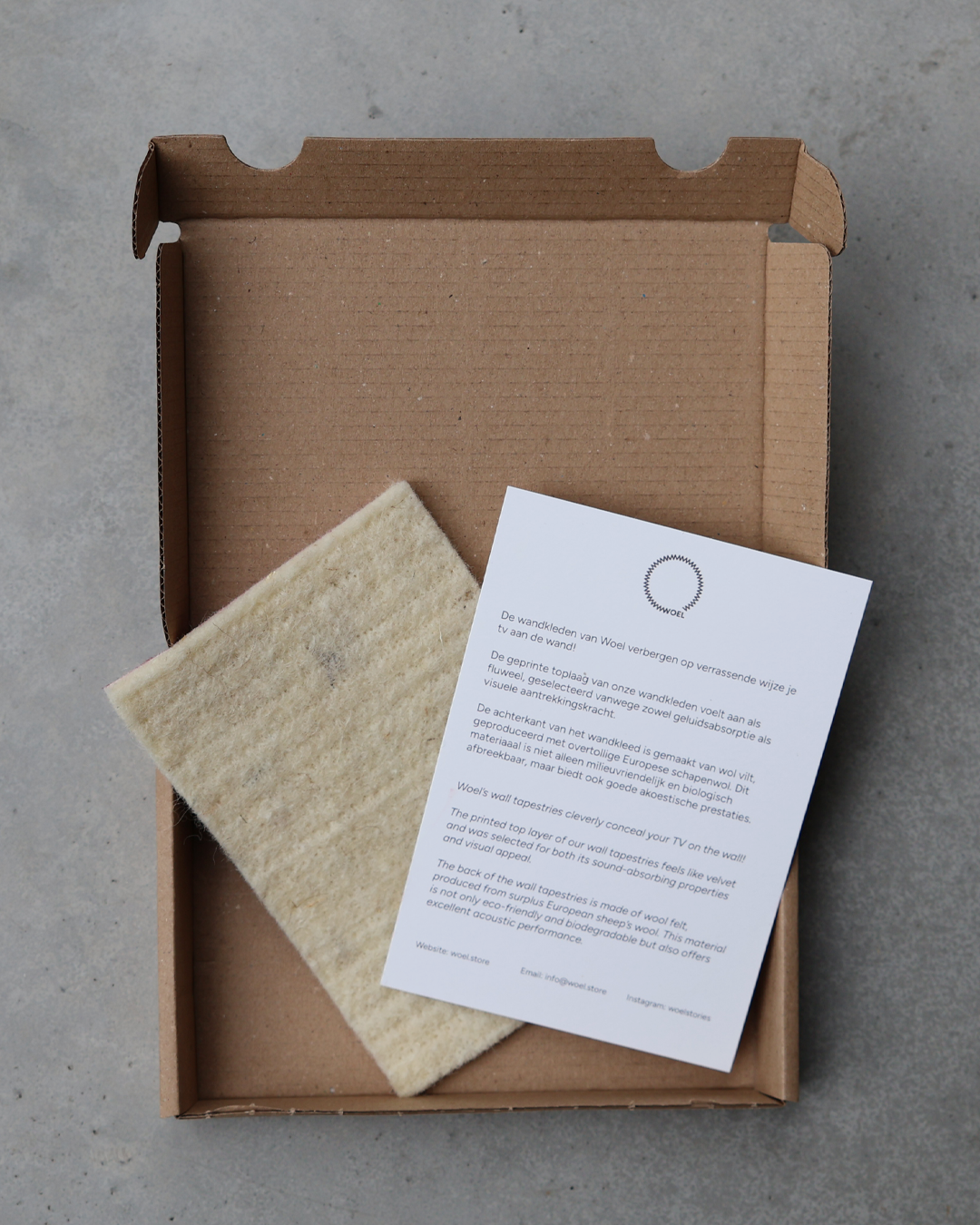 Sample box